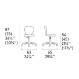 New York CB-624-SK Office Chair by Calligaris by CDL (Casa Di Luce Collection), Seat Colors: Optic White Skuba, Taupe Skuba, , | Casa Di Luce Lighting