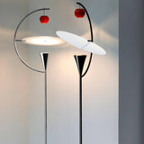 Newton Floor Lamp by Nemo, Finish: White/Chrome, Black/White, , | Casa Di Luce Lighting