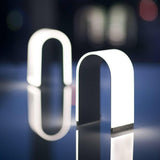 Mr. N LED Table Lamp by Koncept, Finish: Black, Silver, , | Casa Di Luce Lighting