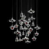 Nostalgia Small Pendant by Lodes, Finish: Clear, Chrome, Gold, Gold Rose, Glossy Copper, Glossy Smoke, , | Casa Di Luce Lighting