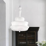 Novecento SP G Pendant by Vistosi, Color: White - Vistosi, Crystal - Vistosi, , | Casa Di Luce Lighting