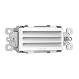 White Radiant Horizontal Step Light by Legrand Radiant