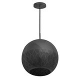 Gunmetal Nur Reversed Pendant Light by Dounia Home