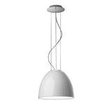 Nur Mini Pendant by Artemide, Finish: Aluminum, Anthracite Grey, Glossy Grey, Glossy Orange, Glossy White, Glossy Green, Glossy Black, Light Option: LED, Incandescent, | Casa Di Luce Lighting