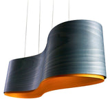 New Wave Chandelier by LZF Lamps, Light Option: E26, GU24, LED, Wood Color: Natural Cherry-LZF, Red-LZF, Blue-LZF, Turquoise-LZF, | Casa Di Luce Lighting