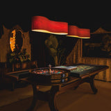 New Wave Chandelier by LZF Lamps, Light Option: E26, GU24, LED, Wood Color: Natural Cherry-LZF, Red-LZF, Blue-LZF, Turquoise-LZF, | Casa Di Luce Lighting