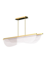 Nyra Linear Suspension by Tech Lighting, Finish: Brass, Size: Large, | Casa Di Luce Lighting