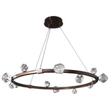Stella Circle Chandelier - Casa Di Luce