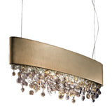 Ola S4 OV 100 Chandelier by Masiero, Color: Matt Bronze Frame Warm Pendants-Masiero, Light Option: E12, | Casa Di Luce Lighting