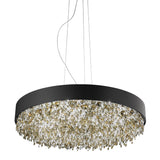 Ola S6 Pendant by Masiero, Color: Matt White Frame Cold Pendants-Masiero, Gold Leaf Frame Amber Pendants-Masiero, Copper Leaf Frame Copper Pendants-Masiero, Oxide Red Frame Cold Pendants-Masiero, Blue Navy Frame Amber Pendants-Masiero, Matt Bronze Frame Warm Pendants-Masiero, Burnished Frame Amber Pendants-Masiero, Matt Black Frame Smoky Pendants-Masiero, Silver Leaf Frame Transparent Pendants-Masiero, Light Option: E12, LED, E26, Size: Small, Medium, Large | Casa Di Luce Lighting