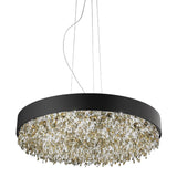 Ola S6 Pendant by Masiero, Color: Matt White Frame Cold Pendants-Masiero, Gold Leaf Frame Amber Pendants-Masiero, Copper Leaf Frame Copper Pendants-Masiero, Oxide Red Frame Cold Pendants-Masiero, Blue Navy Frame Amber Pendants-Masiero, Matt Bronze Frame Warm Pendants-Masiero, Burnished Frame Amber Pendants-Masiero, Matt Black Frame Smoky Pendants-Masiero, Silver Leaf Frame Transparent Pendants-Masiero, Light Option: E12, LED, E26, Size: Small, Medium, Large | Casa Di Luce Lighting