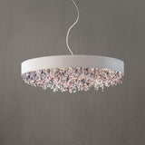 Ola S6 Pendant by Masiero, Color: Matt White Frame Cold Pendants-Masiero, Light Option: E26, Size: Large | Casa Di Luce Lighting