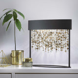 Ola TL2 Table Lamp by Masiero, Color: Matt White Frame Cold Pendants-Masiero, Gold Leaf Frame Amber Pendants-Masiero, Copper Leaf Frame Copper Pendants-Masiero, Oxide Red Frame Cold Pendants-Masiero, Blue Navy Frame Amber Pendants-Masiero, Matt Bronze Frame Warm Pendants-Masiero, Burnished Frame Amber Pendants-Masiero, Matt Black Frame Smoky Pendants-Masiero, Silver Leaf Frame Transparent Pendants-Masiero, Light Option: E26, LED, | Casa Di Luce Lighting