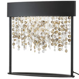 Ola TL2 Table Lamp by Masiero, Color: Matt White Frame Cold Pendants-Masiero, Gold Leaf Frame Amber Pendants-Masiero, Copper Leaf Frame Copper Pendants-Masiero, Oxide Red Frame Cold Pendants-Masiero, Blue Navy Frame Amber Pendants-Masiero, Matt Bronze Frame Warm Pendants-Masiero, Burnished Frame Amber Pendants-Masiero, Matt Black Frame Smoky Pendants-Masiero, Silver Leaf Frame Transparent Pendants-Masiero, Light Option: E26, LED, | Casa Di Luce Lighting