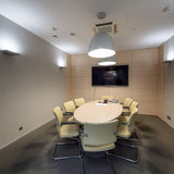 Nur Pendant Light by Artemide, Finish: Glossy Black, Glossy White, Glossy Grey, Glossy Orange, Glossy Green, Anthracite Grey, Aluminum, Light Option: Incandescent, LED, | Casa Di Luce Lighting