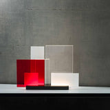 On Lines Table Lamp by Nemo, Finish: Black/Transparent/Satin/Red, White/Colored, , | Casa Di Luce Lighting