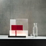 On Lines Table Lamp by Nemo, Finish: Black/Transparent/Satin/Red, White/Colored, , | Casa Di Luce Lighting