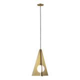 Orbel Pyramid Pendant by Tech Lighting, Finish: Brass Aged, Light Option: LED, | Casa Di Luce Lighting