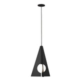 Orbel Pyramid Pendant by Tech Lighting, Finish: Black Matte, Light Option: Incandescent, | Casa Di Luce Lighting