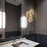 Via Wall Sconce in bathroom