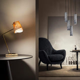 Overlay Table Lamp in Living Room