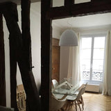 Nur Pendant Light by Artemide, Finish: Glossy Black, Glossy White, Glossy Grey, Glossy Orange, Glossy Green, Anthracite Grey, Aluminum, Light Option: Incandescent, LED, | Casa Di Luce Lighting