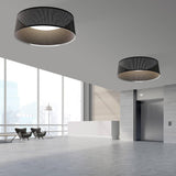 Solis Drum Pendant in hallway