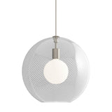 Satin Nickel Palestra Line-Voltage Pendant by Tech Lighting