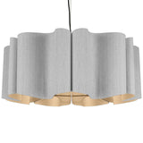 White Large Paulina Pendant by Weplight