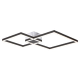 Fractal Asymmetric Ceiling Light by Page One, Color: Brushed Champagne-Page One, Satin Dark Gray-Page One, Size: Small, Large, | Casa Di Luce Lighting