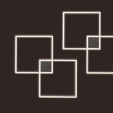 Fractal Symmetric Ceiling Light by Page One, Color: Brushed Champagne-Page One, Satin Dark Gray-Page One, Size: Small, Large, | Casa Di Luce Lighting