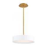 Manhattan dweLED Pendant by W.A.C. Lighting, Finish: Brass Aged, Nickel Brushed, Black, Size: 14 Inch, 20 Inch, 26 Inch, | Casa Di Luce Lighting