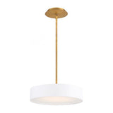 Manhattan dweLED Pendant by W.A.C. Lighting, Finish: Brass Aged, Nickel Brushed, Black, Size: 14 Inch, 20 Inch, 26 Inch, | Casa Di Luce Lighting