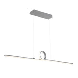 Loophole dweLED Pendant by W.A.C. Lighting, Finish: Aluminum Brushed, Black, , | Casa Di Luce Lighting