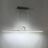 Loophole dweLED Pendant by W.A.C. Lighting, Finish: Aluminum Brushed, Black, , | Casa Di Luce Lighting