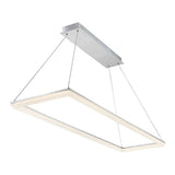 Frame dweLED Pendant by W.A.C. Lighting, Finish: Aluminum Brushed, Size: 58 Inch, | Casa Di Luce Lighting