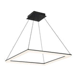 Frame dweLED Pendant by W.A.C. Lighting, Finish: Black, Size: 28 Inch, | Casa Di Luce Lighting