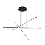 Black Stack dweLED Multi-Light Pendant by WAC Lighting
