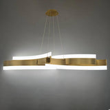 Arcs Chandelier by Modern Forms, Finish: Black, Brass Aged, , | Casa Di Luce Lighting