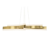 Arcs Chandelier by Modern Forms, Finish: Black, Brass Aged, , | Casa Di Luce Lighting