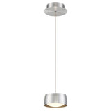 Brushed Aluminum Tic Toc dweLED Pendant by WAC Lighting