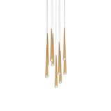 Cascade Round Multi-Light Pendant by Modern Forms, Finish: Brass Aged, Nickel Polished, Black, Number of Lights: 3, 5, 9, 15, 21, | Casa Di Luce Lighting