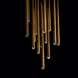 Cascade Round Multi-Light Pendant by Modern Forms, Finish: Brass Aged, Nickel Polished, Black, Number of Lights: 3, 5, 9, 15, 21, | Casa Di Luce Lighting