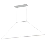E=MC2 Linear LED Pendant by W.A.C. Lighting, Finish: Aluminum Brushed, , | Casa Di Luce Lighting