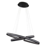 Orbit LED Pendant by W.A.C. Lighting, Finish: Black, Nickel Satin, Size: 32 Inch, 48 Inch, | Casa Di Luce Lighting