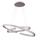 Orbit LED Pendant by W.A.C. Lighting, Finish: Nickel Satin, Size: 32 Inch, | Casa Di Luce Lighting