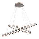Orbit LED Pendant by W.A.C. Lighting, Finish: Black, Nickel Satin, Size: 32 Inch, 48 Inch, | Casa Di Luce Lighting