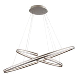 Orbit LED Pendant by W.A.C. Lighting, Finish: Nickel Satin, Size: 48 Inch, | Casa Di Luce Lighting