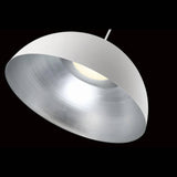 Silver Leaf/White Yolo Pendant by Modern Forms