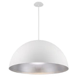 Silver Leaf/White Yolo Pendant by Modern Forms